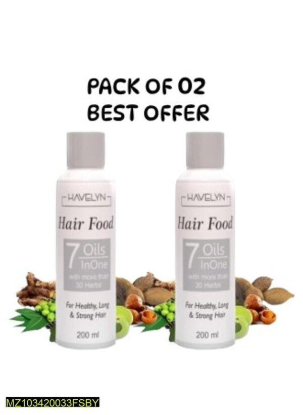 7 in 1 Hair Food Oil - Pack Of 2, 200ml